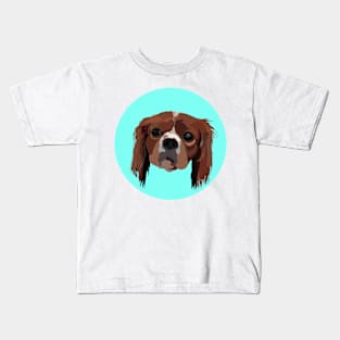 George the King Charles Spaniel Kids T-Shirt